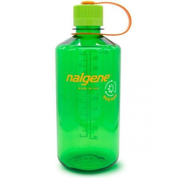 Nalgene Sustain Narrow Mouth Drink Bottle - 1 Litre - Melon Ball