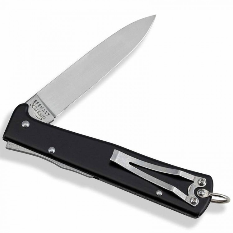 Otter Mercator Pocket Knife - 9cm - Black (Carbon Steel)