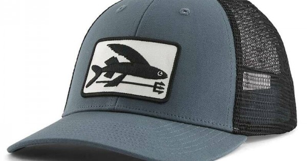 Patagonia Flying Fish LoPro Trucker Hat - Plume Grey - Complete Outdoors NZ