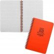 Rite in the Rain Side Spiral Waterproof Notebook - Orange - 4.6 x7