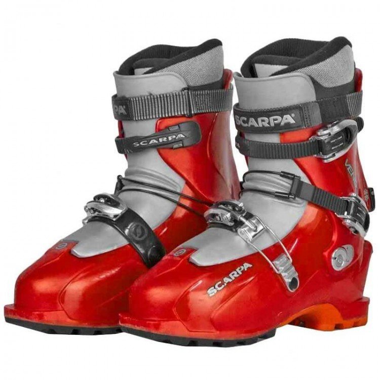 Scarpa Venus Size 24 Womens Touring Ski Boot - Red