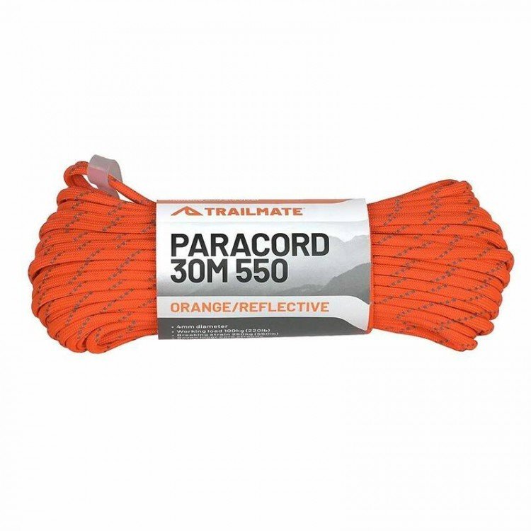 Trailmate 550 Paracord - Orange Reflective