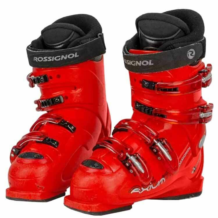 Rossignol Axium Size 24.5 Kids Ski Boots - Red