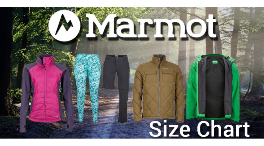 Marmot Size Charts (Clothing) - Complete Outdoors NZ