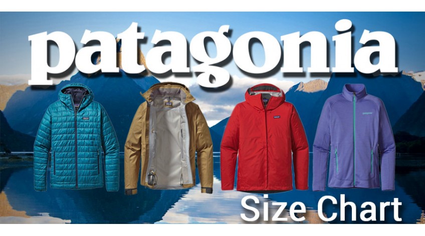 Women's Patagonia Size Chart
