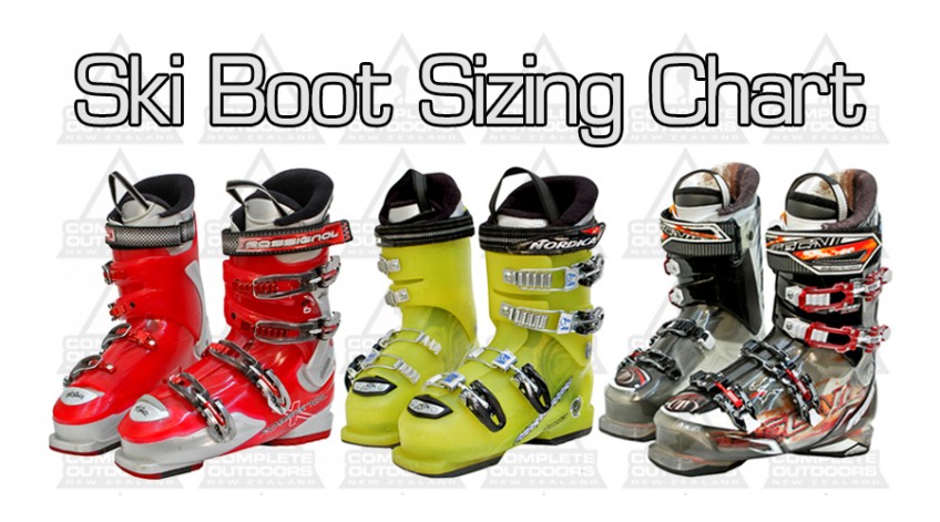 Mondo Ski Boot Size Conversion Chart