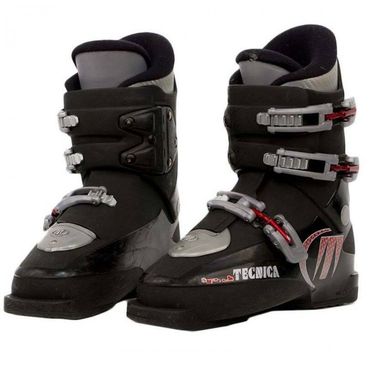Tecnica RJ S Size 23 Ski Boot - Black/Grey