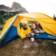 Marmot Limelight 3 Person Adventure Tent - Solar/Red Sun