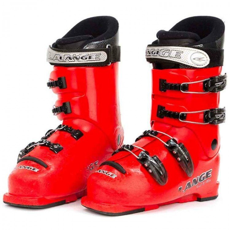 Lange Comp 60 Team Size 23.5 Ski Boot - Red