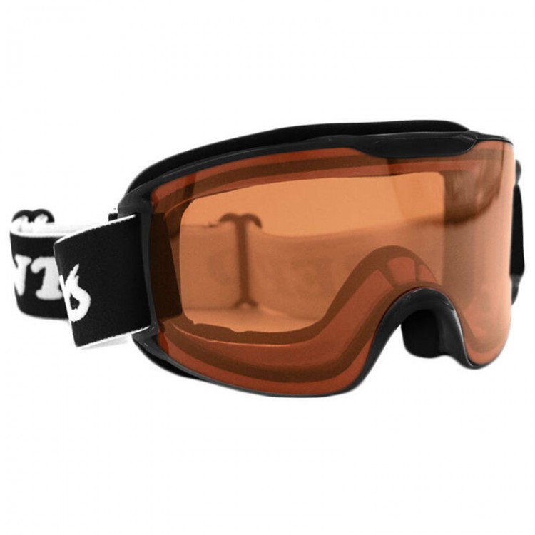 Intrepid Adults Carve Double Lens Ski Goggle - Black