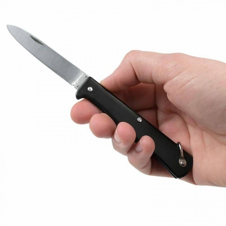 Otter Mercator Junior Pocket Knife - 7.5 - Black (Carbon Steel)