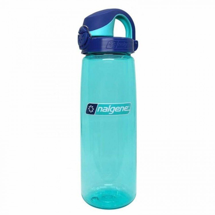 Nalgene OTF 650ml Drink Bottle - Blue Aqua