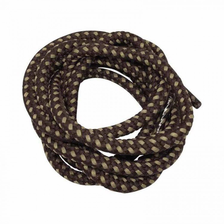 Tobby Laces 180cm - Brown/Sand- Round