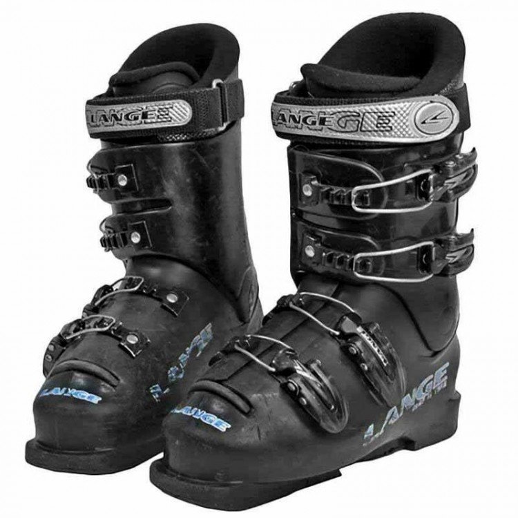 Lange Comp 60 Team Size 24.5 Ski Boot - Black