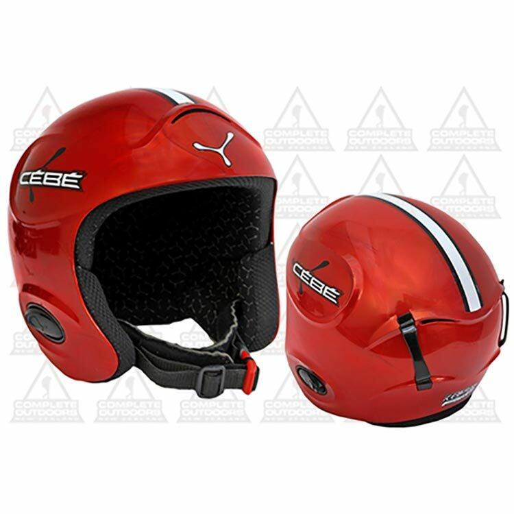 Cebe Stripe Ski Helmet - Red