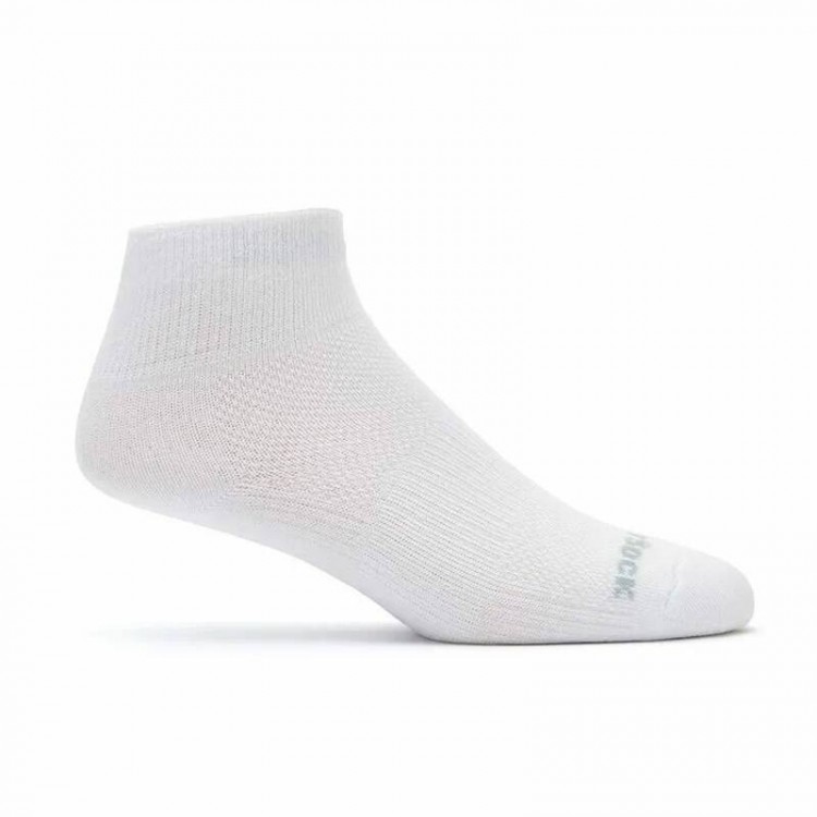 Wright Sock Coolmesh II Quarter Socks - White