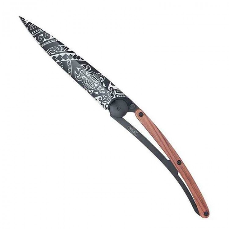 Deejo Tattoo Knife 37G - Polynesian