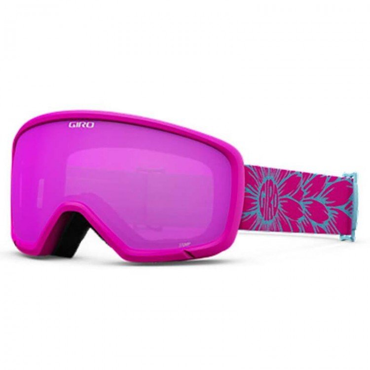 Giro Youth Stomp Ski Goggles - Pink Bloom & Amber Pink Lens