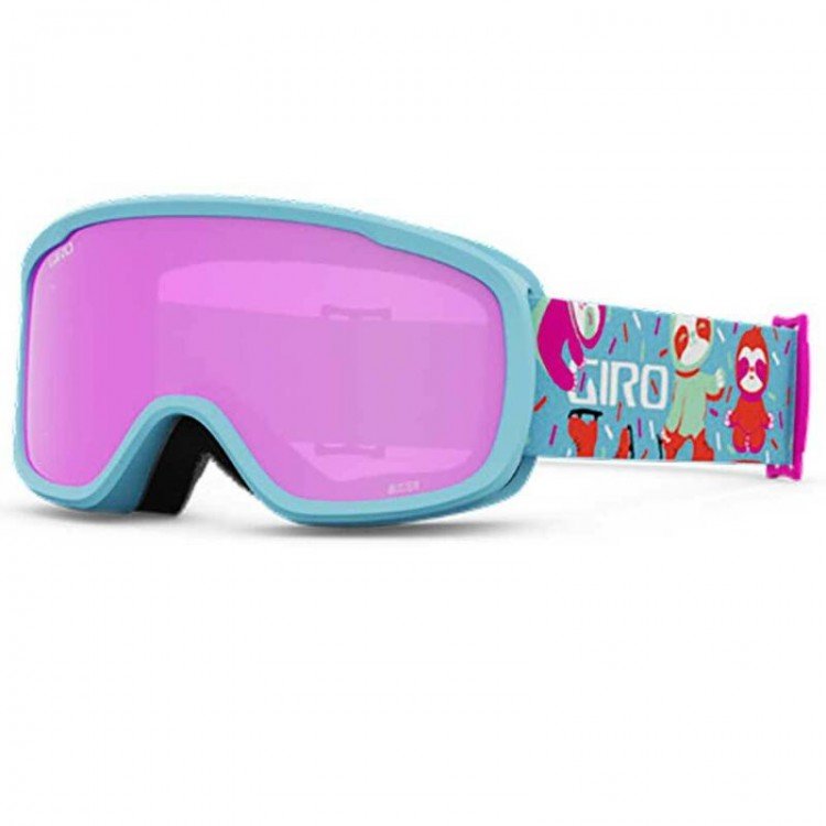 Giro Buster Ski Goggles - Blue & Amber Pink Lens
