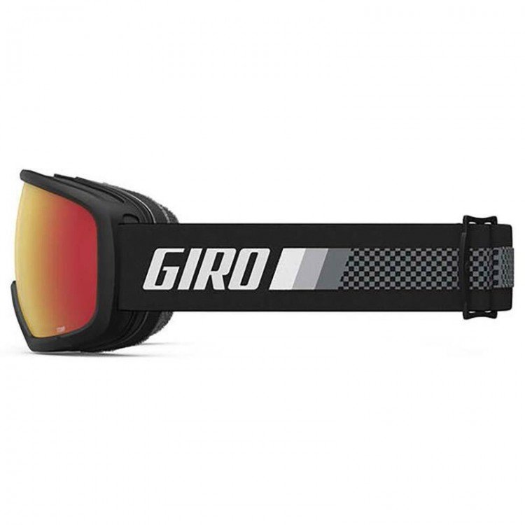 Giro Youth Stomp Ski Goggles - Black & Amber Scarlet Lens