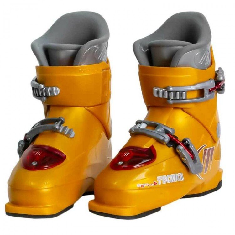 Tecnica RJ S Size 20.5 Kids Ski Boots - Orange