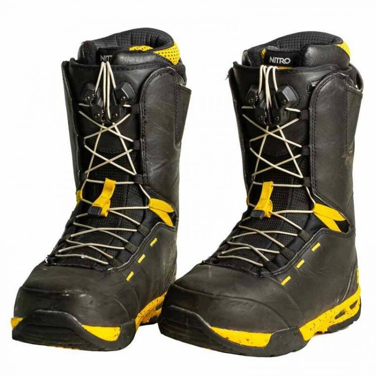 Nitro Venture TLS Size 25.5 Mens Snowboard Boots - Yellow
