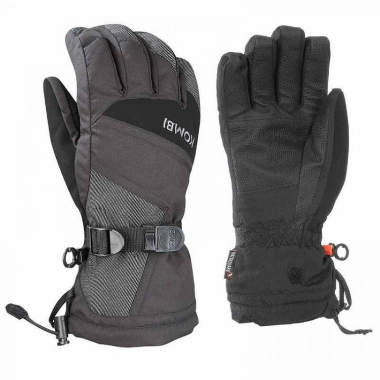 Kombi Mens Original Ski Gloves - Black Denim