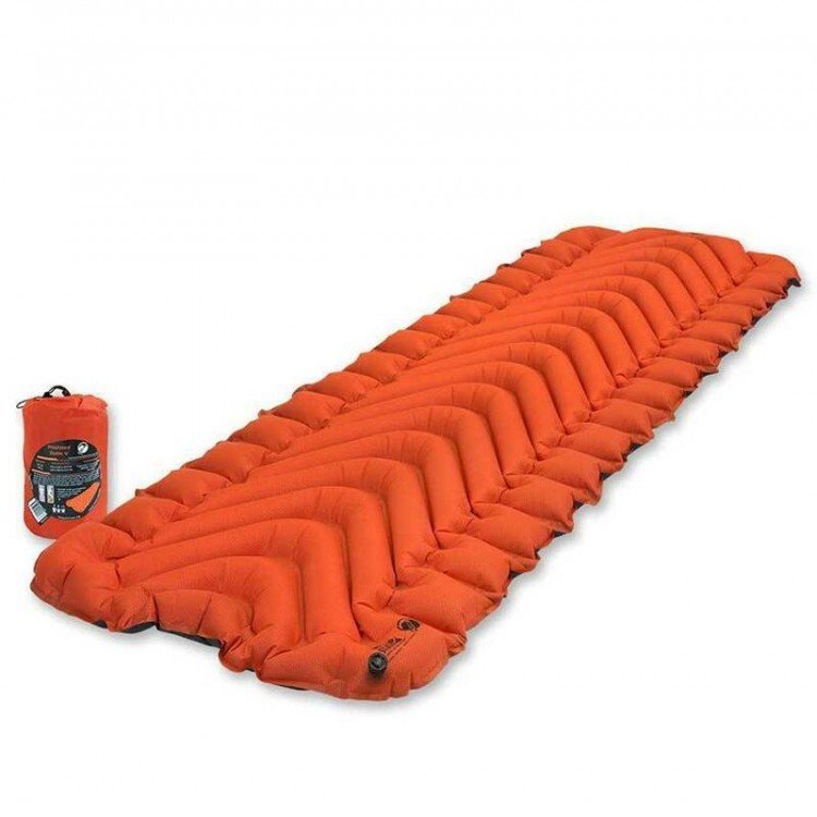 Klymit Insulated Static V Inflatable Sleeping Mat - Orange