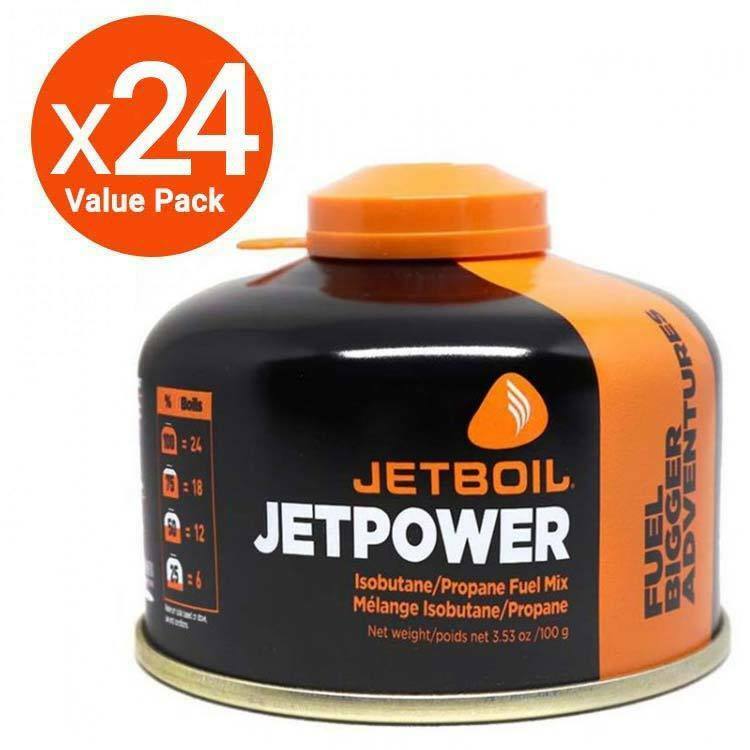 Jetboil Jetpower 100g Gas - 4 Season - 24 Cans