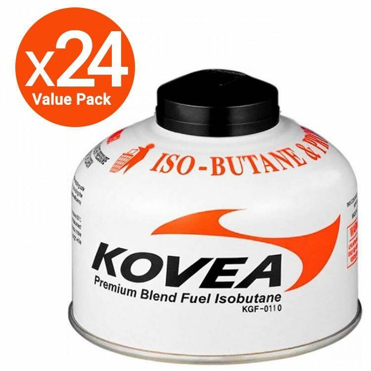 Kovea Iso-Butane Gas Canister - 110g - 24 Cans
