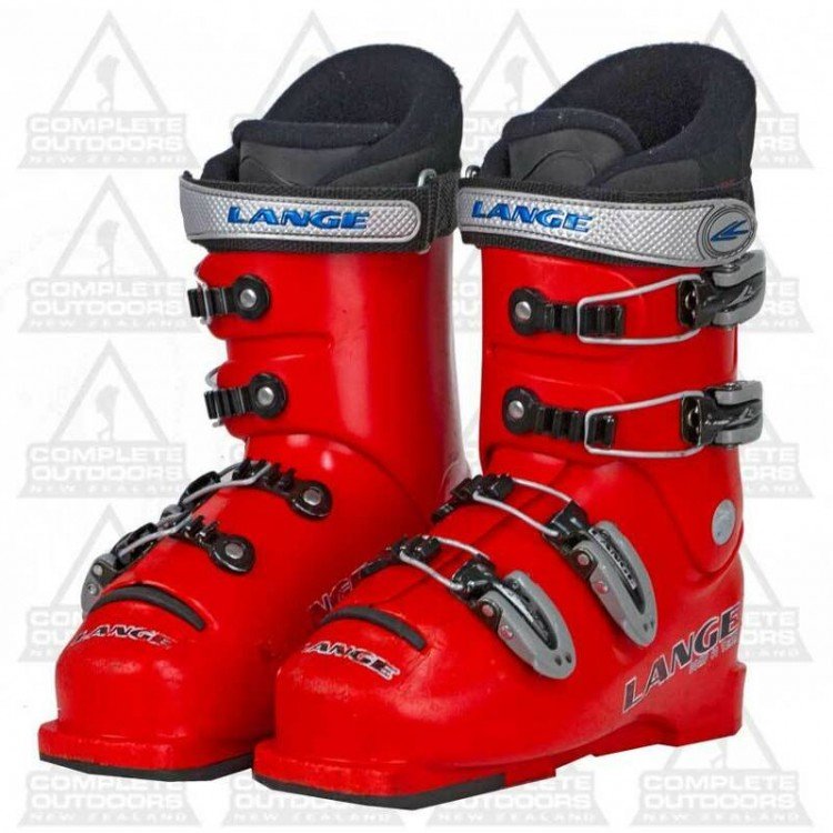 Lange Comp 60 Team Size 23 Ski Boots - Red