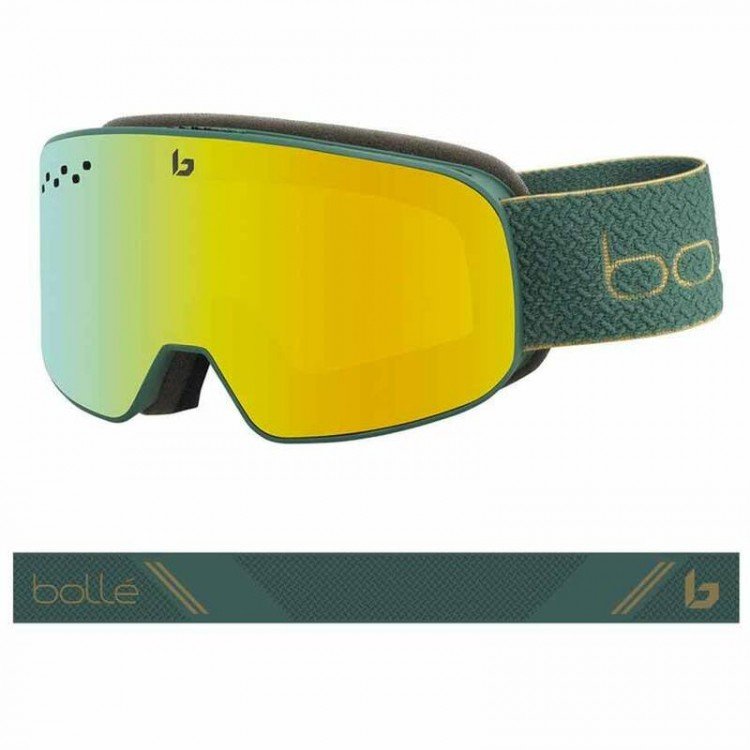 Bolle Nevada Small Ski Goggles - Forest & Sunshine Lens
