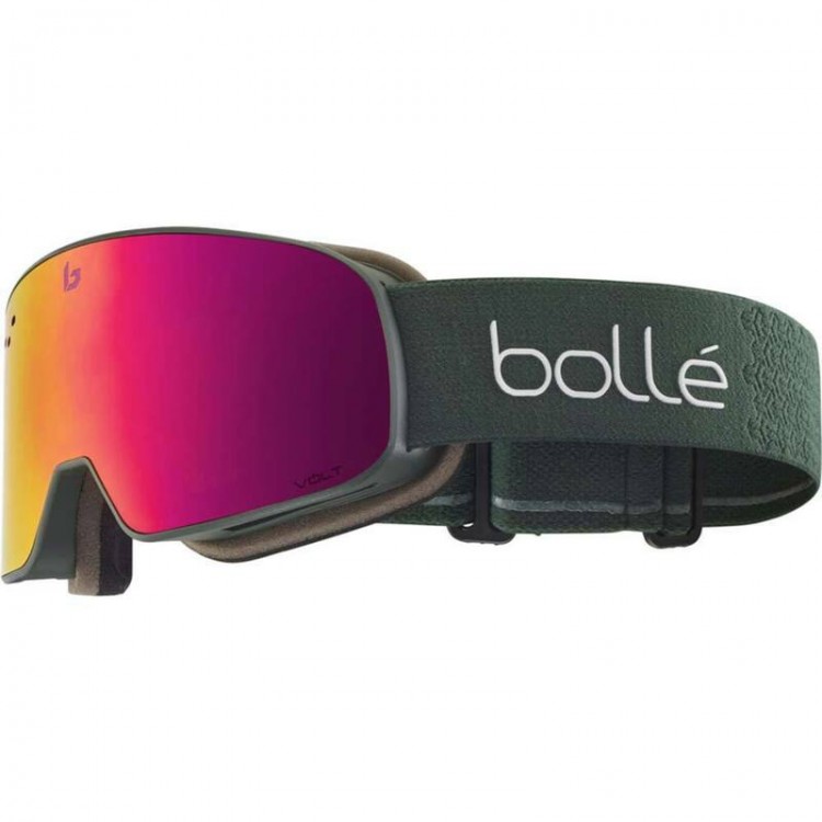 Bolle Nevada Small Ski Goggle - Forest & Volt Ruby Lens
