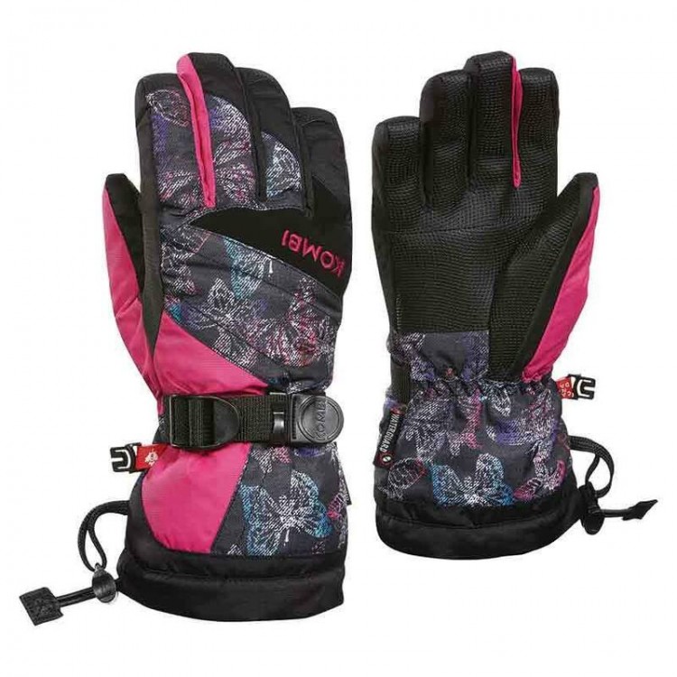 Kombi Kids Original Ski Gloves - Black Butterfly