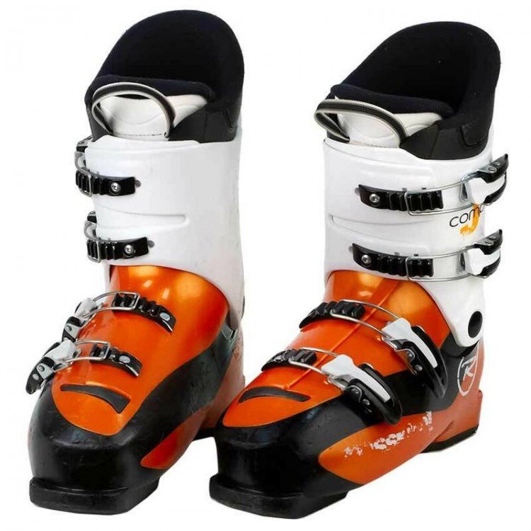 Rossignol Comp-J Size 26.5 Junior Ski Boots - Orange