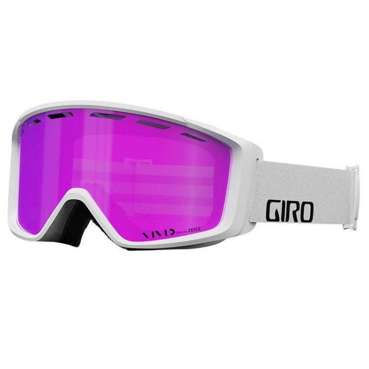 Giro Index 2.0 Ski Goggles - White & Vivid Pink Lens